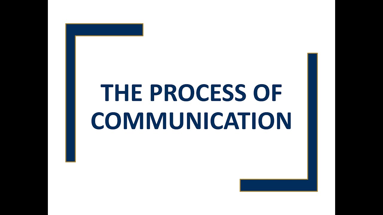 PROCESS OF COMM.